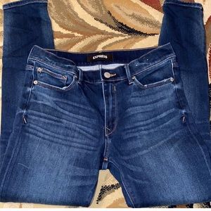 Express mid rise leggings jeans size 10R stretch.